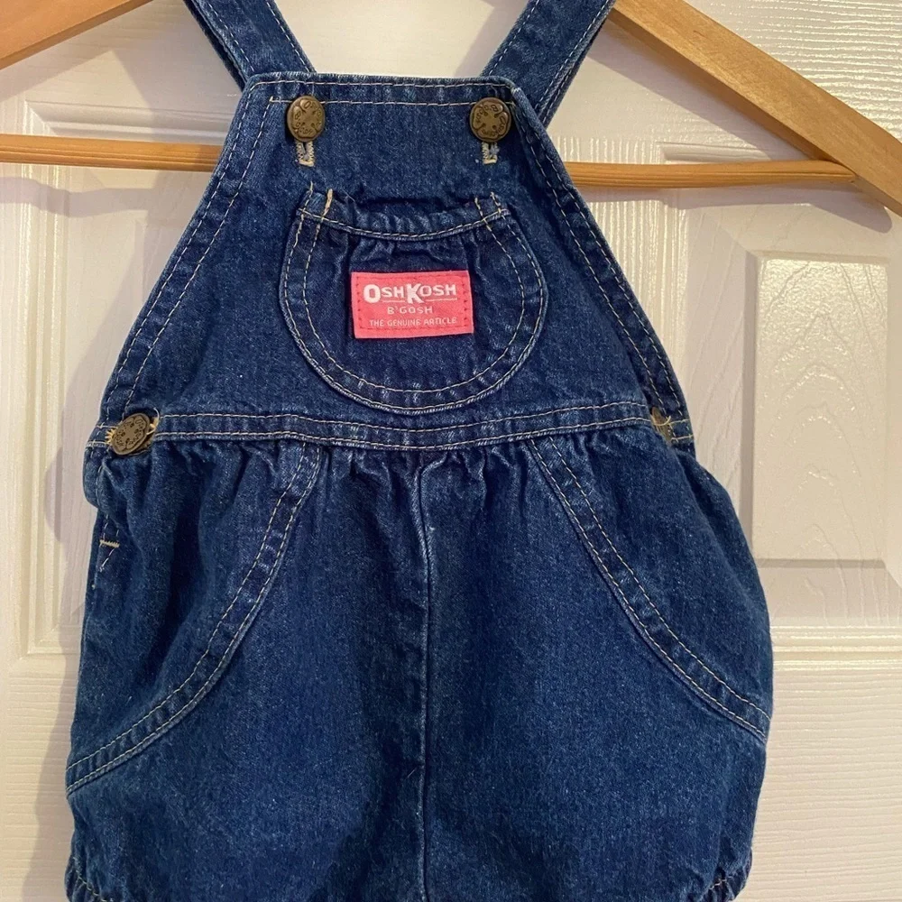 Vintage Oshkosh B’Gosh Denim Bubble‎ Romper
